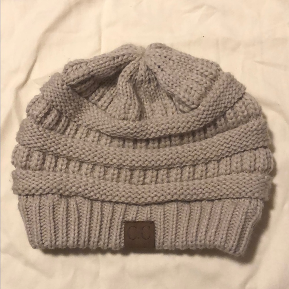 NWOT Beige CC Beanie